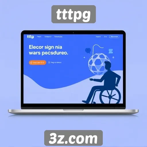 Acessibilidade e design no site tttpg